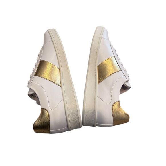 Joyasol paisley sneakers in gold/white 39 - Picture 8 of 9